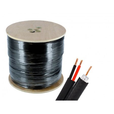 Cable coaxil + corriente