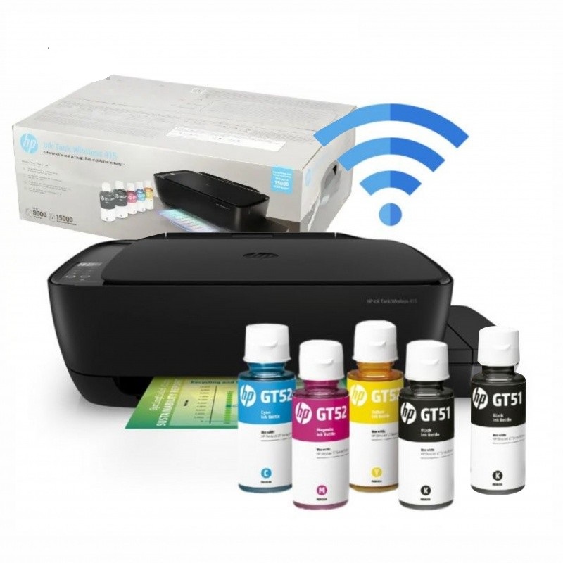 Impresora HP Multifuncion INK Tank 415 Wireless