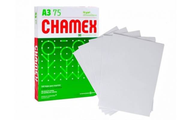 Papel Chamex A3 75gr